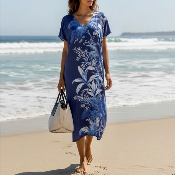 Tommy Bahama Other - Tommy Bahama Palmera Isle Cover-Up Caftan